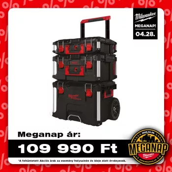Milwaukee Packout 123 tároló láda készlet 3 részes
