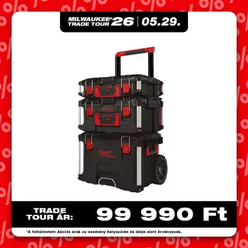 Milwaukee Packout 123 tároló láda készlet 3 részes