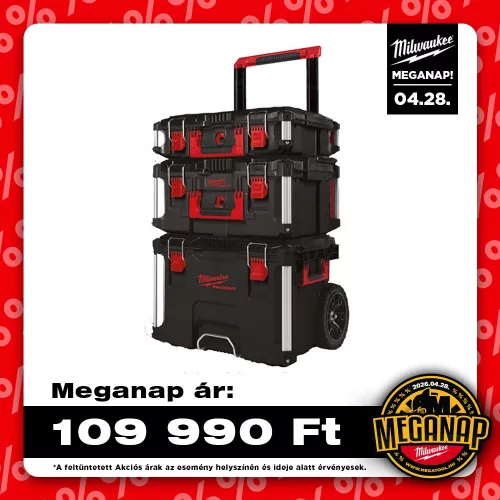 Milwaukee Packout 123 tároló láda készlet 3 részes