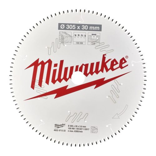 Milwaukee körfűrészlap fához 305x30x3 100fog