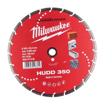 Milwaukee gyémánt vágótárcsa HUDD 350 HPP