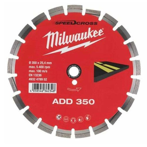 Milwaukee ADD gyémánt vágótárcsa 350mm