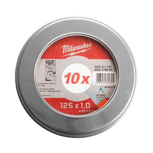 Milwaukee vágókorong SCS41 125x1 mm 10 db/cs