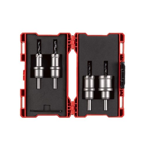 Milwaukee TCT karbid 4 részes rozsdamentes acél körkivágó készlet befogószárral 16-32mm