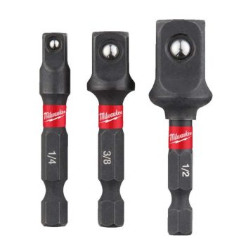   Milwaukee Shockwave Impact Duty dugókulcs adapter készlet, 3 részes