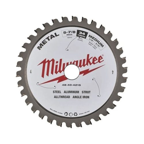 Milwaukee körfűrészlap fémhez 150x20x1,6 34 fog