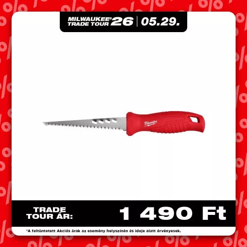 Milwaukee ráspolyos gipszkarton fűrész 150mm