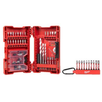   Milwaukee fúrószár és bitkészlet + karabiner bitkészlet , 55 részes