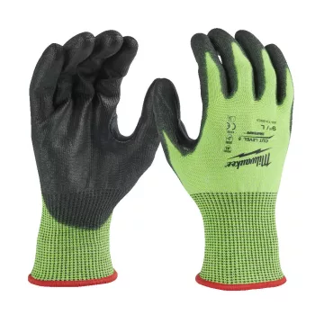 Milwaukee Hi-Vis vágásbiztos kesztyű 5/E, L/9
