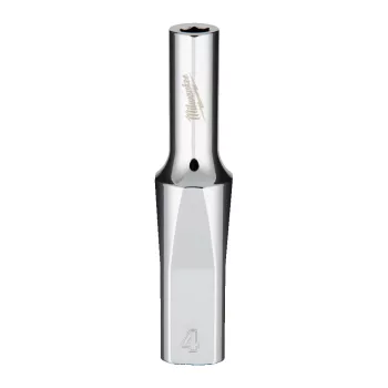   Milwaukee FOUR FLAT króm kézi dugókulcs, hosszú 1/4˝ 4 mm