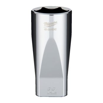   Milwaukee FOUR FLAT króm kézi dugókulcs, hosszú 3/8˝ 22 mm