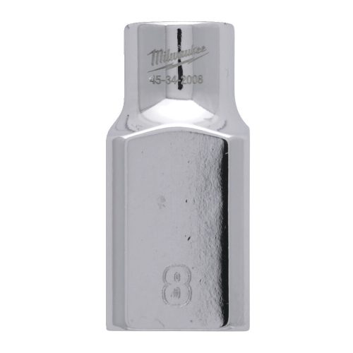 Milwaukee FOUR FLAT króm kézi dugókulcs, rövid 1/2˝ 8 mm