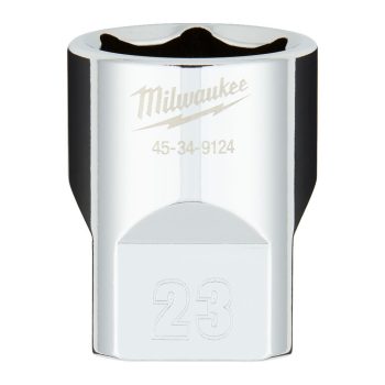   Milwaukee FOUR FLAT króm kézi dugókulcs, rövid 1/2˝ 23 mm