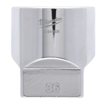   Milwaukee FOUR FLAT króm kézi dugókulcs, rövid 1/2˝ 36 mm