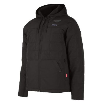   Milwaukee M12 HPJBL2-0 akkus fekete színű fűthető hibrid pufi kabát 12V akku és töltő nélkül M