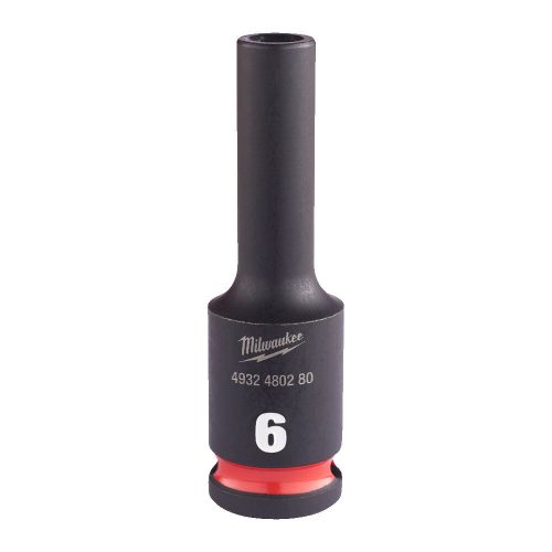 Milwaukee SHOCKWAVE hatszög gépi dugókulcs, hosszú 3/8˝ 6 mm