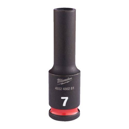 Milwaukee SHOCKWAVE hatszög gépi dugókulcs, hosszú 3/8˝ 7 mm