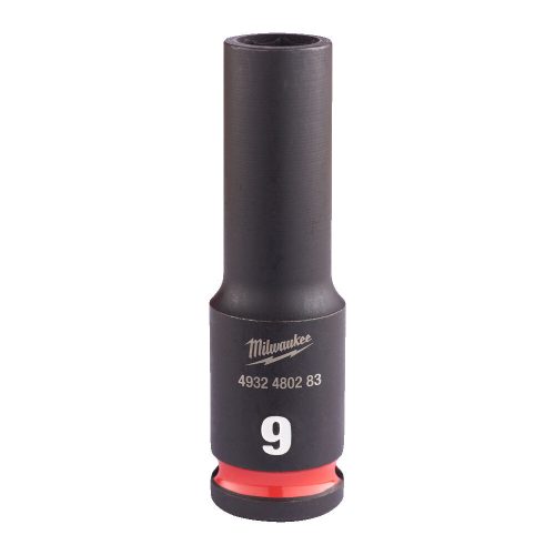 Milwaukee SHOCKWAVE hatszög gépi dugókulcs, hosszú 3/8˝ 9 mm
