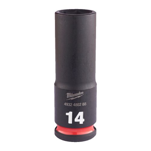 Milwaukee SHOCKWAVE hatszög gépi dugókulcs, hosszú 3/8˝ 14 mm