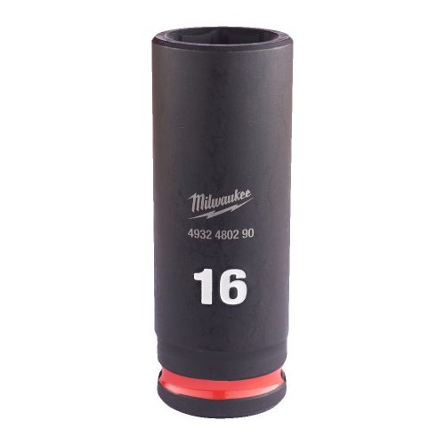 Milwaukee SHOCKWAVE hatszög gépi dugókulcs, hosszú 3/8˝ 16 mm