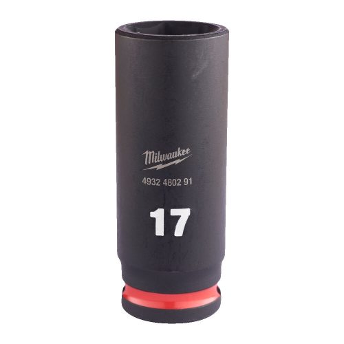 Milwaukee SHOCKWAVE hatszög gépi dugókulcs, hosszú 3/8˝ 17 mm