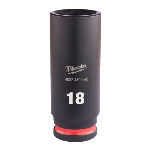 Milwaukee SHOCKWAVE hatszög gépi dugókulcs, hosszú 3/8˝ 18 mm
