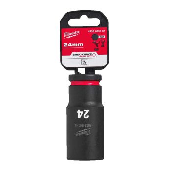   Milwaukee hatlapú dugókulcsbetét, 78mm hosszú 1/2” 24mm
