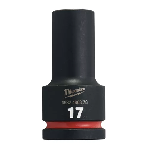 Milwaukee SHOCKWAVE hatszög gépi dugókulcs, hosszú 3/4˝ 17 mm