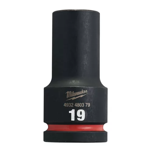 Milwaukee SHOCKWAVE hatszög gépi dugókulcs, hosszú 3/4˝ 19 mm
