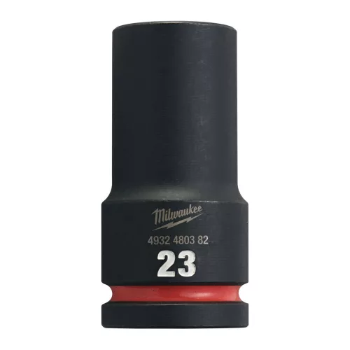 Milwaukee SHOCKWAVE hatszög gépi dugókulcs, hosszú 3/4˝ 23 mm