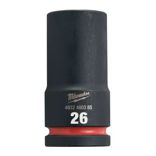 Milwaukee SHOCKWAVE hatszög gépi dugókulcs, hosszú 3/4˝ 26 mm