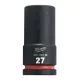 Milwaukee SHOCKWAVE hatszög gépi dugókulcs, hosszú 3/4˝ 27 mm