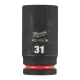 Milwaukee SHOCKWAVE hatszög gépi dugókulcs, hosszú 3/4˝ 31 mm