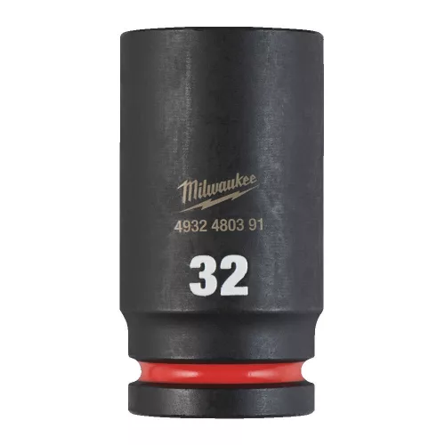 Milwaukee SHOCKWAVE hatszög gépi dugókulcs, hosszú 3/4˝ 32 mm
