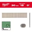 Milwaukee fejnélküli finishelő szeg 18G 30mm, 5000 db/csomag