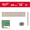 Milwaukee fejnélküli finishelő szeg 18G 32mm, 5000 db/csomag