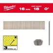 Milwaukee fejnélküli finishelő szeg inox 18G 16mm SC3, 10000 db/csomag