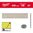 Milwaukee fejnélküli finishelő szeg inox 18G 40mm SC3, 5000 db/csomag