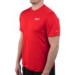 Milwaukee WWSRD rövid ujjú piros póló (L)
