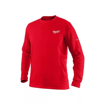 Milwaukee WWLSRD hosszú ujjú piros póló (XXL)