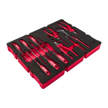   Milwaukee PACKOUT™ Csavarhúzó és Fogó készlet, 10 részes - habbetétben