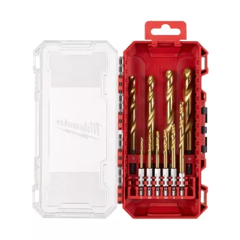   Milwaukee RED HEX fémfúrószár készlet 1/4" Bit befogással 10 részes 3 - 10mm