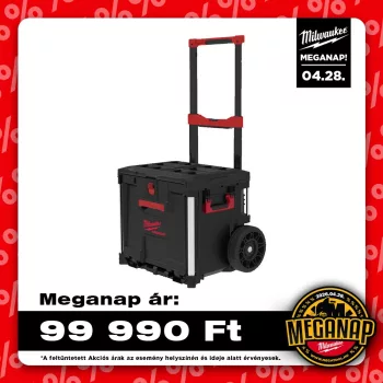 Milwaukee Packout gurulós tároló láda, fiókos