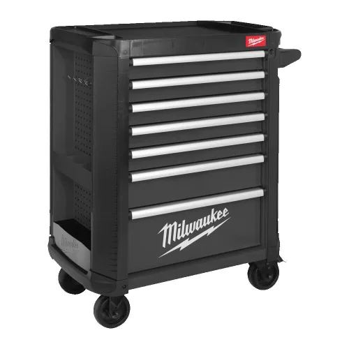 Milwaukee TOOLGUARD™ 7 fiókos acél tároló gurulós szekrény, 7 fiókkal