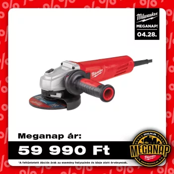 Milwaukee sarokcsiszoló AGV 12-125 X 1200W, 125mm