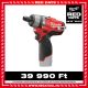 Milwaukee akkus csavarbehajtó M12 CD-0 12V alapgép