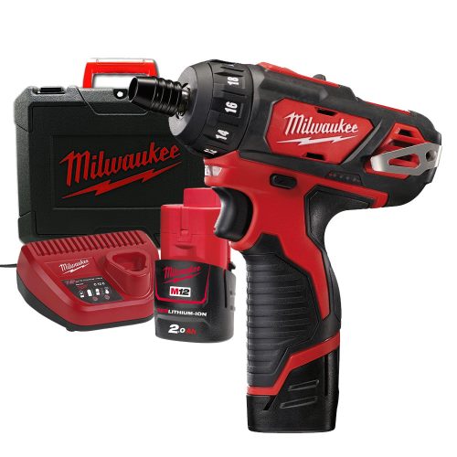 Milwaukee akkus csavarbehajtó M12 BD-202C 12V 2x2,0Ah