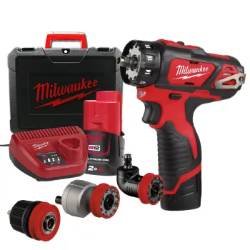   Milwaukee akkus fúró-csavarozó M12 BDDXKIT-202C 12V 2x2,0Ah