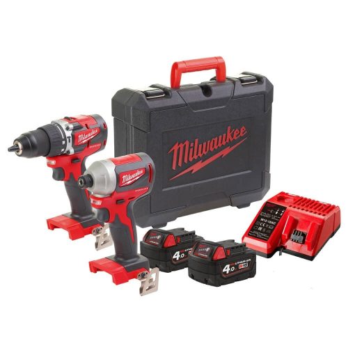 Milwaukee akkus gépszett M18 CBLPP2A-402C 18V 2x4,0Ah