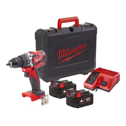 Milwaukee akkus ütvefúró-csavarozó M18 CBLPD-402C 18V 2x4,0Ah